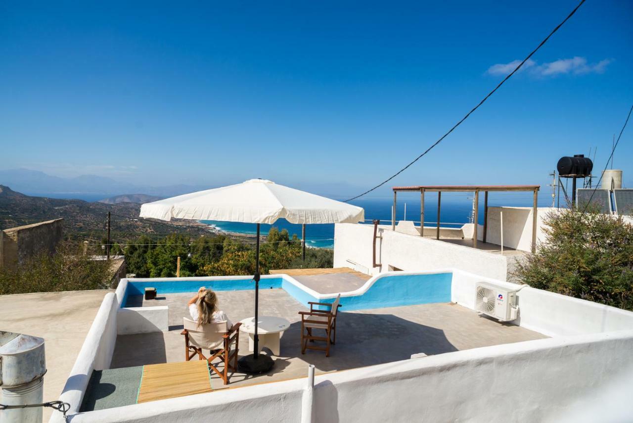 Villa Splendid Sea View Mirsini  Exterior foto